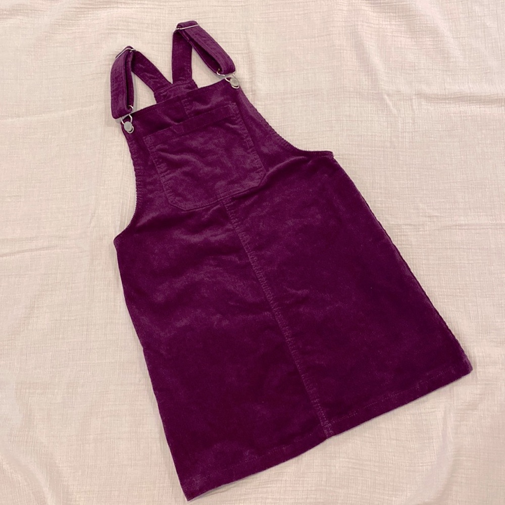 Girls Corderoy Overall Dress